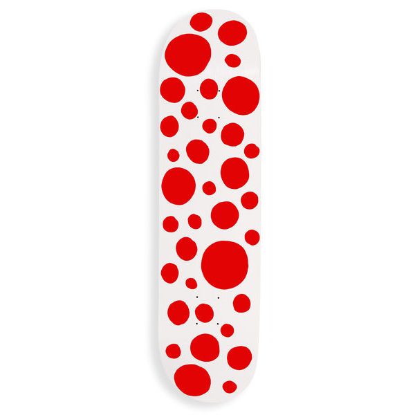 Big Red Dots Skateboard by Yayoi Kusama x MOMA